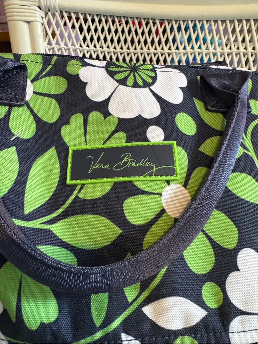 Vera Bradley Trimmed Traveler lucky You Tote Bag